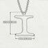I - Letter Name Necklace Initial Necklace